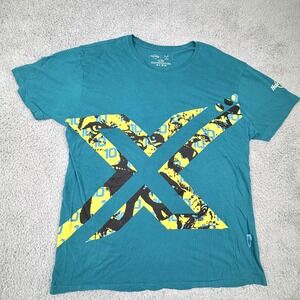 Messi Hard Rock Shirt Mens XL Teal Live Greatness Graphic Soccer T-Shirt Futbol